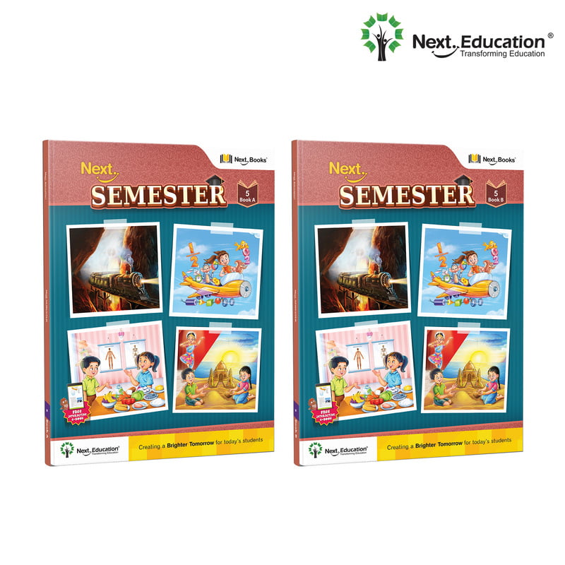Next Semester class 5 /level 5 books combo of Maths + English + EVS Text book along with Workbook New Education Policy (NEP) Edition Next Semester class 5 /level 5 books combo of Maths + English + EVS Text book along with Workbook New Education Policy (NEP) Edition