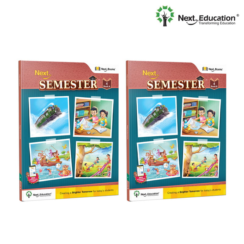 Next Semester class 4 /level 4 books combo of Maths + English + EVS Text book along with Workbook New Education Policy (NEP) Edition Next Semester class 4 /level 4 books combo of Maths + English + EVS Text book along with Workbook New Education Policy (NEP) Edition