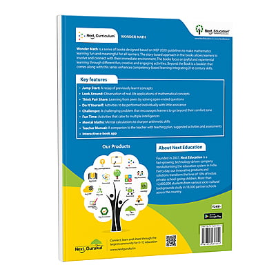 Wonder Math WorkBook for CBSE 4th class / Level 4 Book B New Education Policy (NEP) Edition - Secondary School Wonder Math WorkBook for CBSE 4th class / Level 4 Book B New Education Policy (NEP) Edition - Secondary School