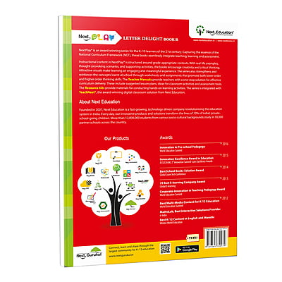 NextTots - Letter Delight - Primer - Book B | Letter delight book B for Nursery by Next Education NextTots - Letter Delight - Primer - Book B | Letter delight book B for Nursery by Next Education