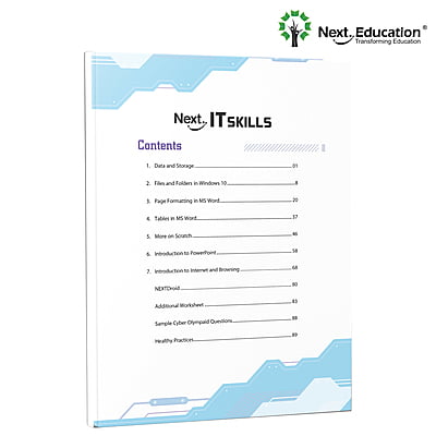 Next IT Skills Computer TextBook for CBSE Class 4 / Level 4 - Secondary School Next IT Skills Computer TextBook for CBSE Class 4 / Level 4 - Secondary School