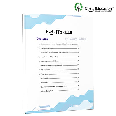 Next IT Skills Computer TextBook for CBSE Class 8 / Level 8 Secondary School Next IT Skills Computer TextBook for CBSE Class 8 / Level 8 Secondary School