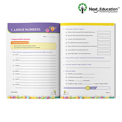 Next Maths CBSE Workbook for class 4 Book C - Secondary School Next Maths CBSE Workbook for class 4 Book C - Secondary School