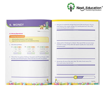 Next Term 3 Book combo WorkBook with Maths, English and EVS for class 3 / level 3 Book B Next Term 3 Book combo WorkBook with Maths, English and EVS for class 3 / level 3 Book B