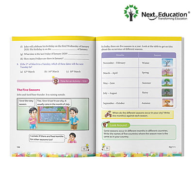 Next Term 3 Book combo Text book with Maths, English and EVS for class 2 / level 2 Book A Next Term 3 Book combo Text book with Maths, English and EVS for class 2 / level 2 Book A