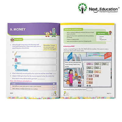 Next Term 3 Book combo Text book with Maths, English and EVS for class 3 / level 3 Book A Next Term 3 Book combo Text book with Maths, English and EVS for class 3 / level 3 Book A