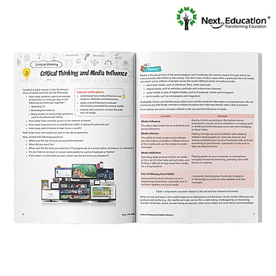 Next Life Skills TextBook for CBSE Class 8 / Level 8 Secondary School Next Life Skills TextBook for CBSE Class 8 / Level 8 Secondary School