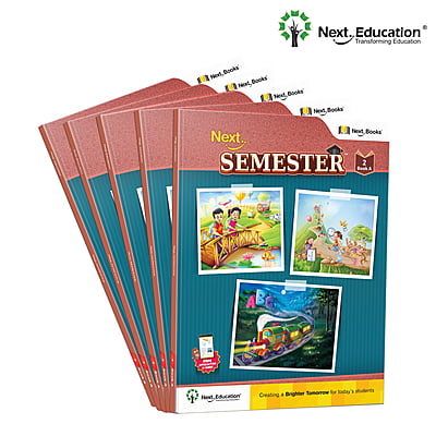 Next Semester class 2 combo CBSE Textbook Maths + English + Environmental science Book A Next Semester class 2 combo CBSE Textbook Maths + English + Environmental science Book A