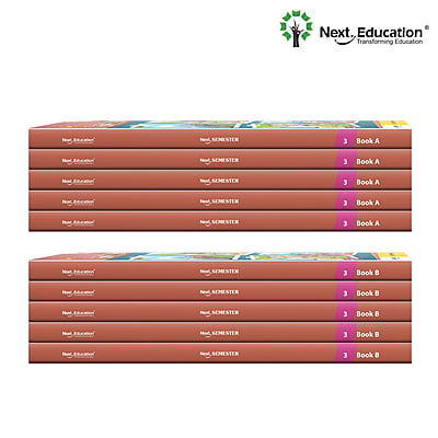 Next Semester class 3 /level 3 books combo of Maths + English + EVS Text book along with Workbook New Education Policy (NEP) Edition Next Semester class 3 /level 3 books combo of Maths + English + EVS Text book along with Workbook New Education Policy (NEP) Edition